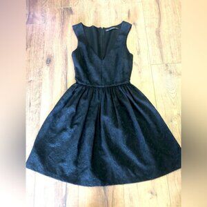 ZARA TRAFALUC BLACK MINI DRESS IN SIZE SMALL